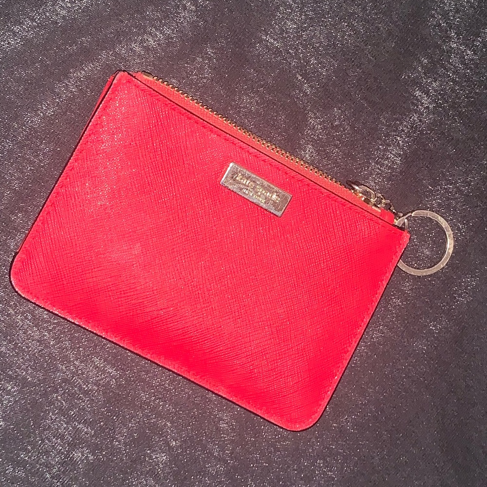 Kate Spade - red wallet clutch
